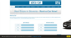 Desktop Screenshot of adria-car.com